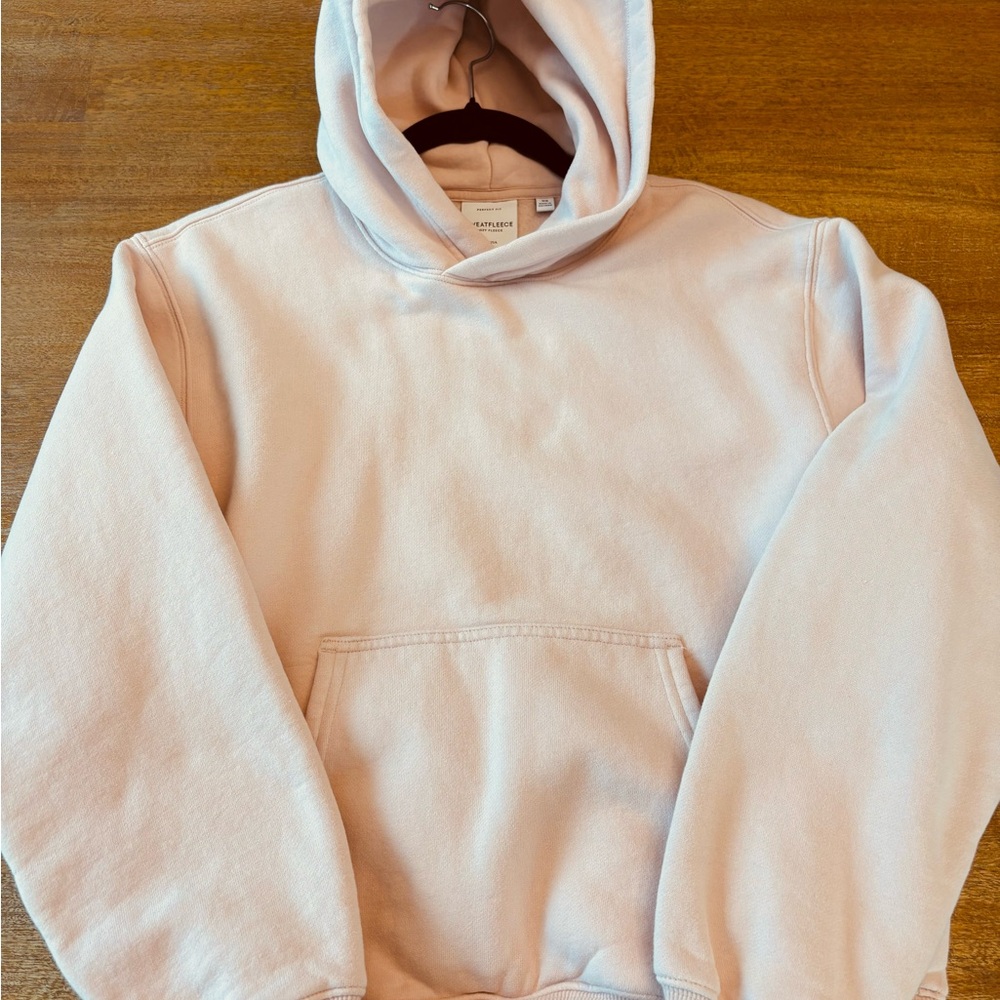 Aritzia Cozy Sweatfleece Perfect Hoodie-Dusty Pink